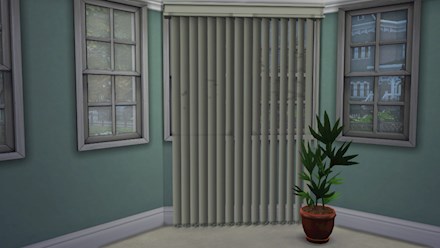 Sims 3 Vertical Blinds Converted To Sims 4
